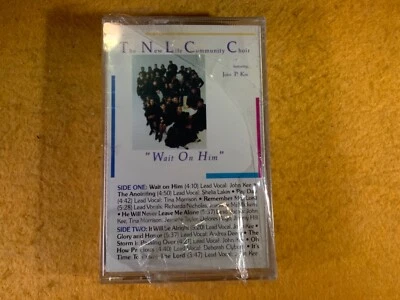 S7-61 THE NEW LIFE COMMUNITY CHOIR Wait On Him .. SEALED . GOSPEL .. 1989 - Image 1 of 4