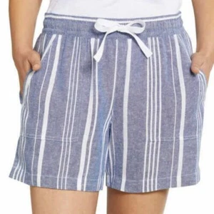 Nautica para mujer mezcla de lino corto azul satélite S - Imagen 1 de 3