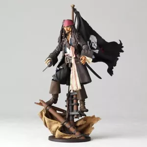 Amazing Yamaguchi Revoltech Figure Pirates of the Caribbean Jack Sparrow - Picture 1 of 10