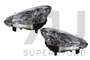 Set / Pair LH+RH Head Light Lamp For Peugeot Partner Van 2012~2017 (Rounded) - Picture 1 of 6