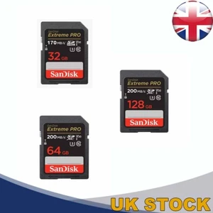SanDisk 32/64/128GB Extreme PRO SDXC UHS-I V30 4K U3 Class 10 SD Card 1 - Picture 1 of 13