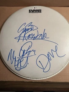 BUSH SIGNED 14" DRUMHEAD BY GAVIN ROSSDALE + 3 AUTOGRAPHED AUTO BAS NOT PSA - Picture 1 of 3