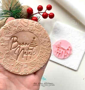 Weihnachten Christmas Cookie NUR 1 STEMPEL für PDZ "FROHE WEIHNACHTEN MIT BAUM" - Bild 1 von 1