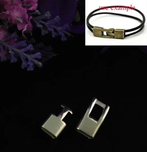 5 Sets of Hook Clasps for 10x4.5mm Leather Bracelet 3 COLORS available - Picture 1 of 10