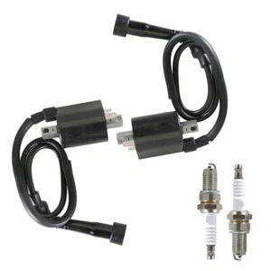 2Pack Ignition Coil + Spark Plug For Yamaha XV535 VIRAGO 535 1987 1988 1990-2000 - Picture 1 of 10