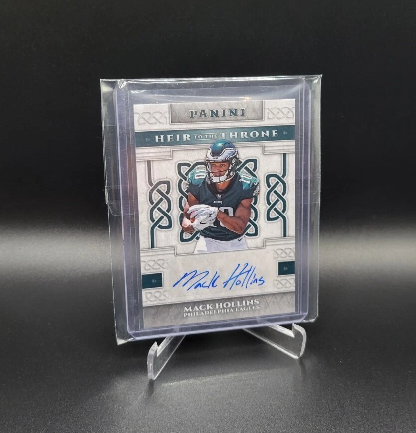 MACK HOLLINS 2017 Panini Heir to the Throne Autograph Rookie NEW ENGLAND PATRIOT - Image 1 of 1