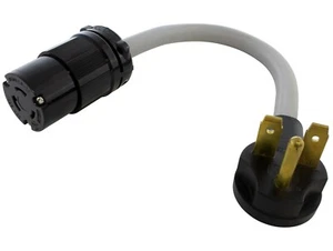 30A 250V NEMA 6-30P to 20A 250V NEMA L6-20R Flexible Adapter by AC WORKS® - Picture 1 of 5