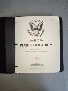 American Plate Block Album Volume III 1930-1950 New American Stamp Catalog - Picture 1 of 24