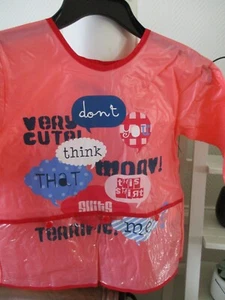 BLOUSE/TABLIER ACTIVITES MANUELLES 3 ANS JE PARLE ANGLAIS ROSE - Foto 1 di 3