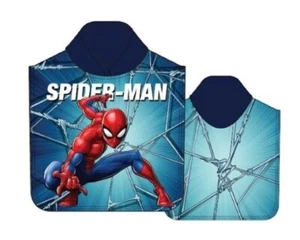 Spiderman Badeponcho Kinder Poncho mit Kapuze 50 x 100cm - Bild 1 von 2