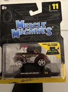 Maisto Muscle machines 1/64 1941 Willys coupe comp cams red & white NIB - Picture 1 of 6