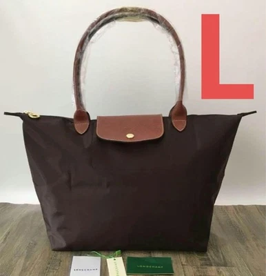 LONGCHAMP Le Pliage Tote Bag Shoulder Bag Travel Bag Folding Brown OUTLET New - Image 1 of 4