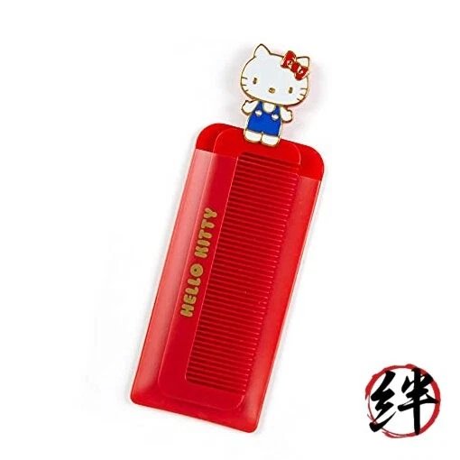 Sanrio Hello Kitty Kawii Mascot Comb Kitty Kishi Red From Japan