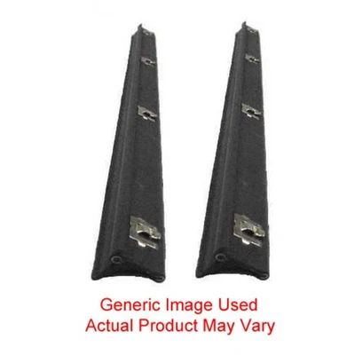 车窗扫毛毡套件 LH,右手适用于 1981 - 1986 年福特野马带黑色铝装饰 — 第 1/4 张图片