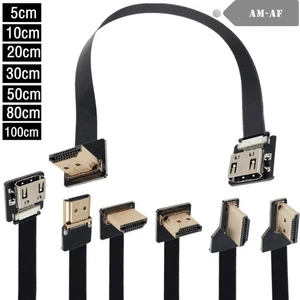90 Grad abgewinkeltes FPV HDMI Stecker auf Buchse Kabel für Multicopter Luftaufnahmen - Bild 1 von 11