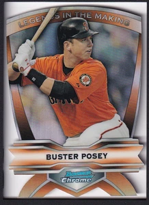 2012 Bowman Chrome Buster Posey #LIM-BP Legends in the Making inserto fustellato - Foto 1 di 2