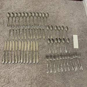 Yamazaki Cache Silber Akzent Edelstahl 60 Teile Besteck Silberbesteck 12er Set - Bild 1 von 5
