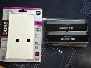 Crucial Pro 32GB DDR5 CL36 6000MHz Ram (CP2K16G60C36U5B) - Picture 1 of 5