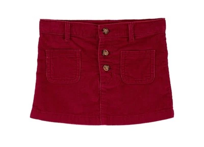 Carter's Girls Corduroy Skirt 5t Red Adjustable Waist New Tags - Image 1 of 3