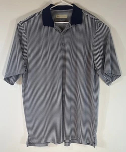 Donald Ross Mens Blue  Stripe  2 X L Golf Polo Shirt  Country  Club NWOT - Picture 1 of 8