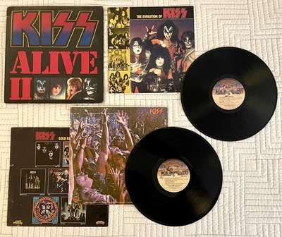 KISS ALIVE II (VG+) 1977 2x LP BOOKLET+Sleeves VINYL Casablanca ACE FREHLEY - Image 1 of 4