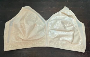 54DDD Playtex 18 Hour Comfort Strap Full Coverage Wirefree Bra 4693 Beige NWOT - Picture 1 of 7