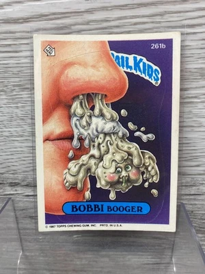 1987 Topps Garbage Pail Kids Series #261b BOBBI BOOGER - Image 1 of 2