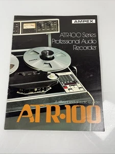AMPEX ATR-100 Series Professional Audio Recorder Brochure Vintage - Picture 1 of 6