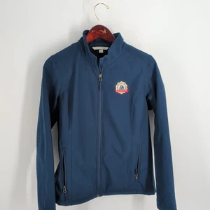 Port Authority Dockside Mail Adventure By Sea Logo Full Zip Jacket Blue Size L - Picture 1 of 10