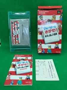 WALLY WO SAGASE Where's Waldo Nintendo Super Famicom Japan Import F/S Tested - Picture 1 of 20