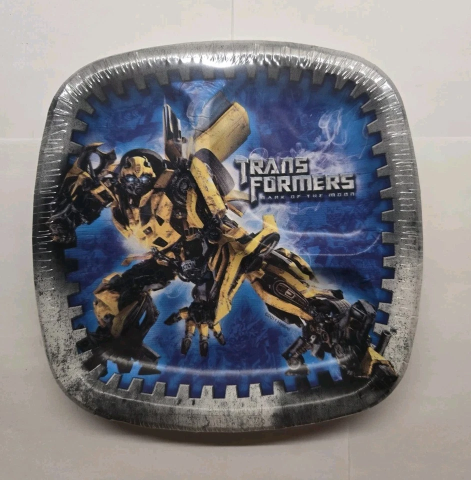 Paquete de 8 platos de bolsillo Transformers Dark of the Moon Designware 7x7 artículos de diseño Foto 1 de 3