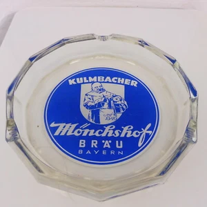 Cendrier Ashtray publicitaire - KULMBACHER MÖNCHSHOF BRÄU BAYEN 17 cm Ø - Picture 1 of 1