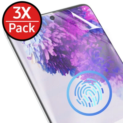 3x Panzerfolie Schutz Folie Für Samsung Galaxy S20 Plus Ultra Folie FULL SCREEN - Bild 1 von 4