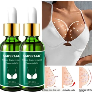 Strongest Breast Enlargement Cream Oil Firm Enhancement Bigger Boobs Bust 2 Cup+ - Picture 1 of 20