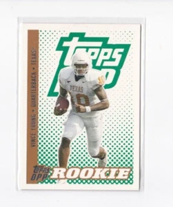 VINCE YOUNG 2007 TOPPS DP&P KLASSE VON 2006 UNSIGNIERTE EINLAGE ROOKIE-KARTE - KOSTENLOSER VERSAND - Bild 1 von 24