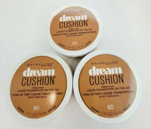 Base líquida Maybelline Dream Cushion 60 Warm Cocoa Fresh Face sin sellar 3 - Imagen 1 de 5