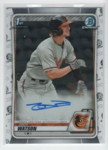 2020 Bowman Chrome Prospect Baseball #CPAZW Zach Watson AUTO - Picture 1 of 2