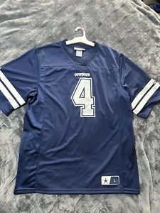 Dallas Cowboys Trikot Herren Prescott #4 dunkelblau Größe Large - Bild 1 von 7