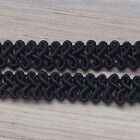 Black Swirl Braid 15Mm Wide Sewing And Crafts X 25 Metres