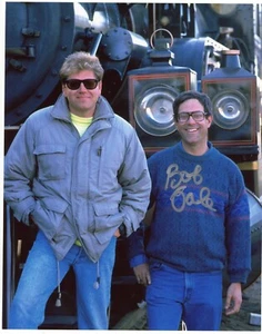BOB GALE Signed 8x10 BACK TO THE FUTURE Photo- Time Train -Producer, Writer -COA - Picture 1 of 4