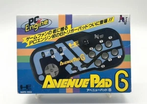 NEC PC Engine Avenue Pad 6 rapid-fire Controller New Open Box #370 - Picture 1 of 9