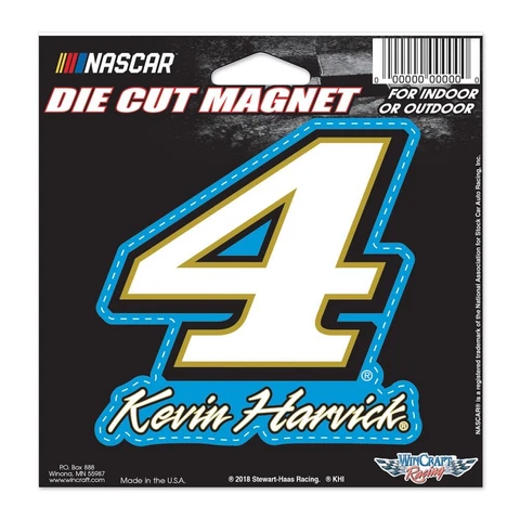 Kevin Harvick Wincraft 2018 #4 Signature Die Cut 4x6 Magnet FREE SHIP! Cover