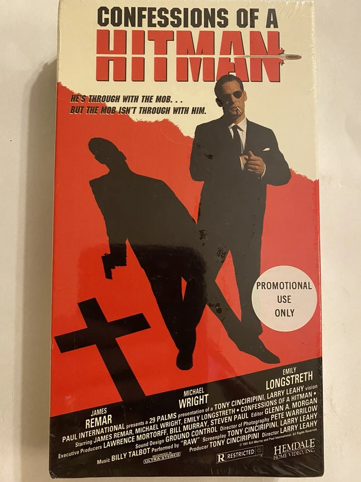 Confessions of a Hitman VHS James Remar, Brand New Sealed Promo Screener *RARE* - Image 1 of 1