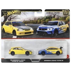 Hot Wheels Premium 2 Pack '99 Honda Civic Type R (EK9) & Honda Civic 2025 Mattel - Imagen 1 de 1