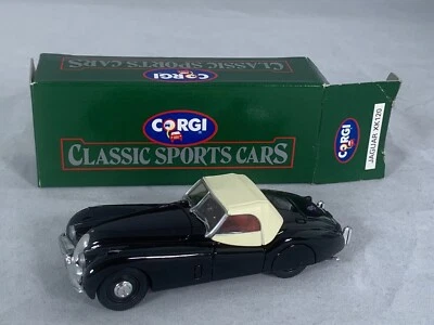 Corgi: Classic Sports Cars, Jaguar XK120, Black/Cream, 1992 - Image 1 of 4