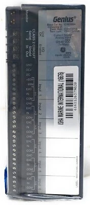 Genius IC660TBA026M Terminal Module CUR SRC ANLG IN24/48VDC/PWR - Image 1 of 4