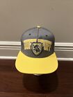 Harry Potter Hufflepuff Embroidered SPELL-OUT Crest Adjustable Snapback Hat