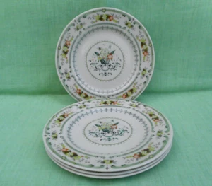 4 vintage Royal Doulton Provencal china side plates - 16.5 cm (6.5") di'r - 1st - Picture 1 of 3