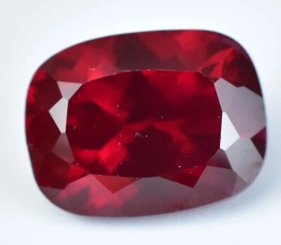 Natürlich Pyrop Granat 9.05 Karat Kissen Agl Zertifiziert Mosambik Lose - Bild 1 von 4