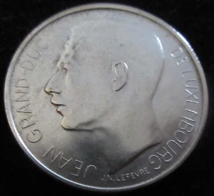 MDS LUXEMBOURG 100 FRANCS 1964 "THRONBESTEIGUNG GROSSHERZOG JEAN", SILBER #U - Picture 1 of 2